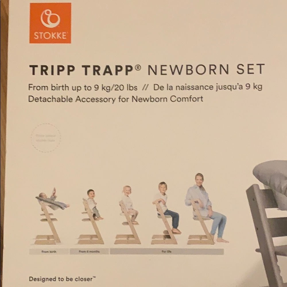 Stokke tripp Trapp  newborn set NEW Jade confetti